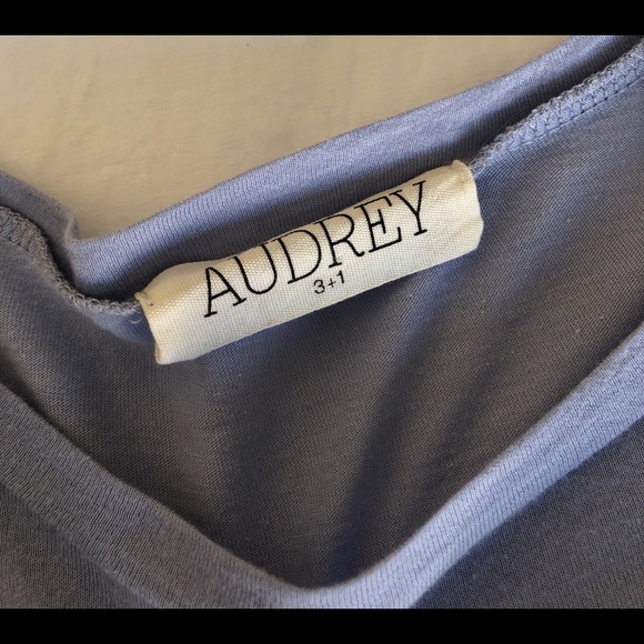 Long Sleeve Light Blue Crop Top - Picture 3 of 3